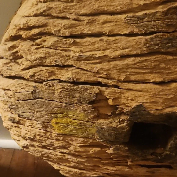 Late-19th Century c.1880s Antique Large Chinese Rustic Teak Wood Ox Cart Wheel - Picture 4 of 6